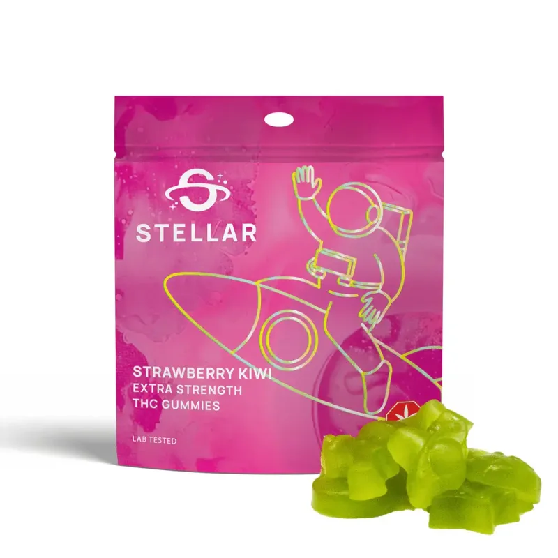 Strawberry Kiwi 2000MG THC Gummies