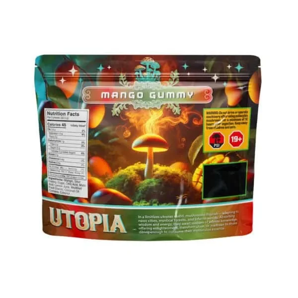 Utopia 10,000mg Mushroom Gummies - Mango Mushrooms from Kanata Cannabis in Ottawa 2