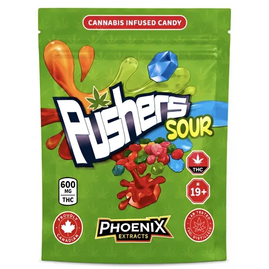 Pushers THC Candies 600MG - Sour