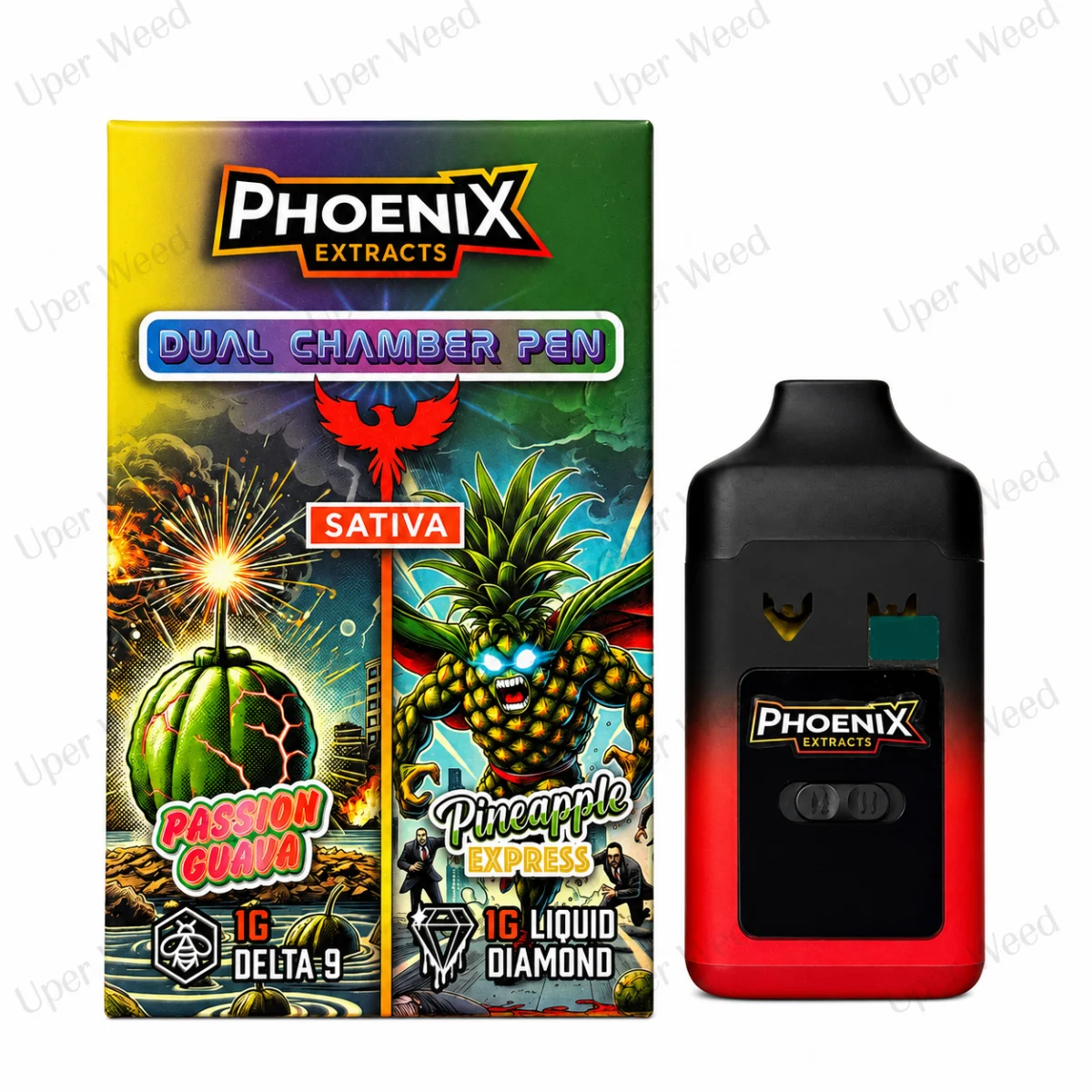 Dual Chamber Vape Pen - Passion Guava Pineapple Express