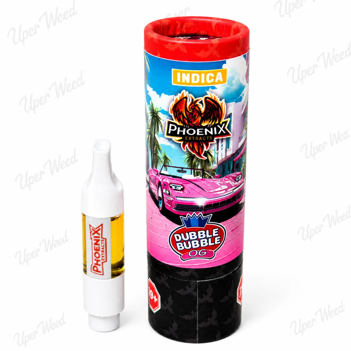 Phoenix Indica - Dubble Bubble OG 1g Live Resin Vape Cartridge