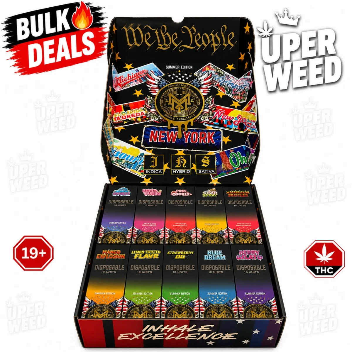 Disposable Vape Pen Summer Edition Master Case (100 Units) Vapes from Kanata Cannabis in Ottawa 2